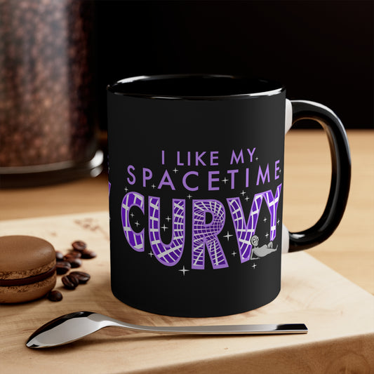 "Spacetime" - Accent Coffee Mug (11oz)