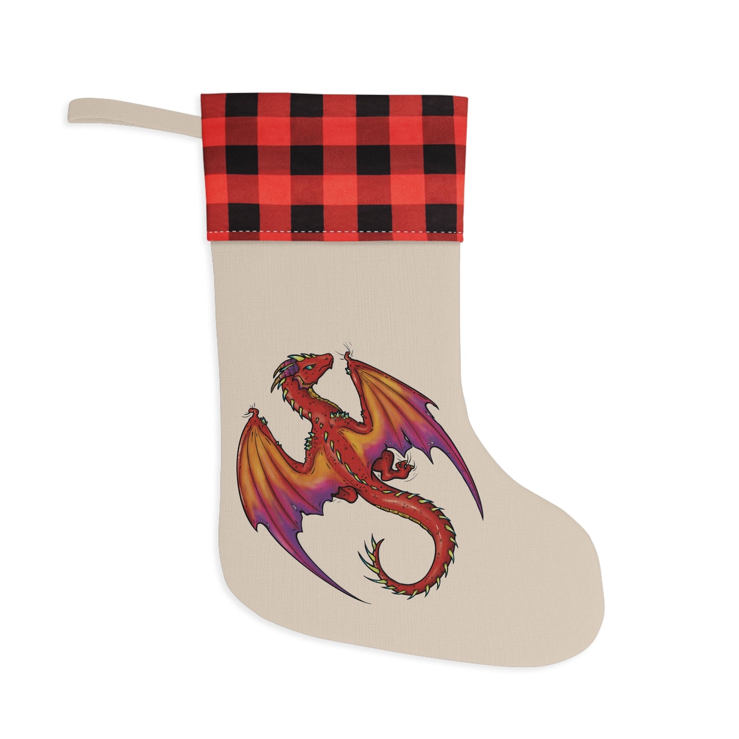 "Dragon (Red)" - Christmas Stocking