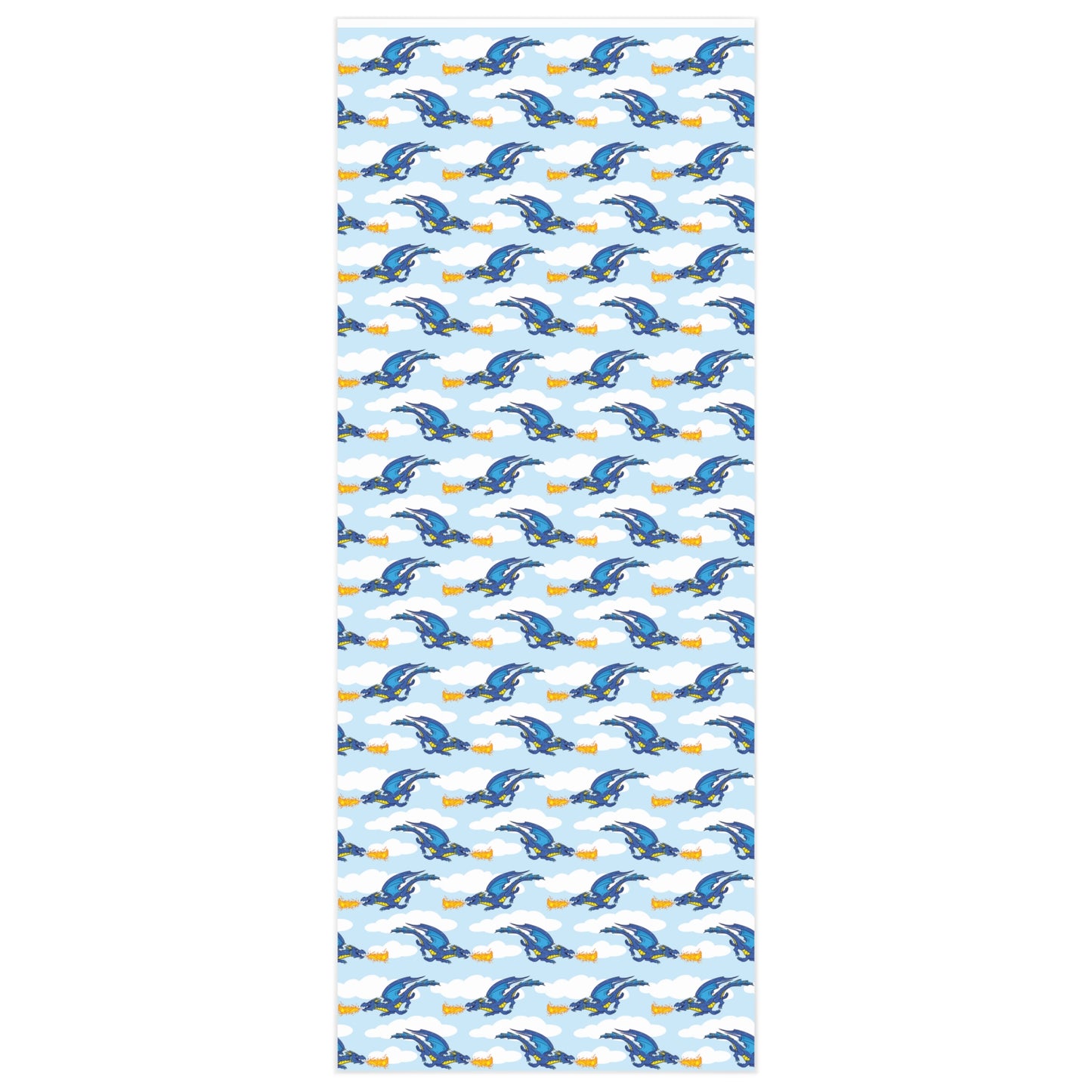 "Fire Dragon in the Clouds" - Wrapping Paper (2 sizes)