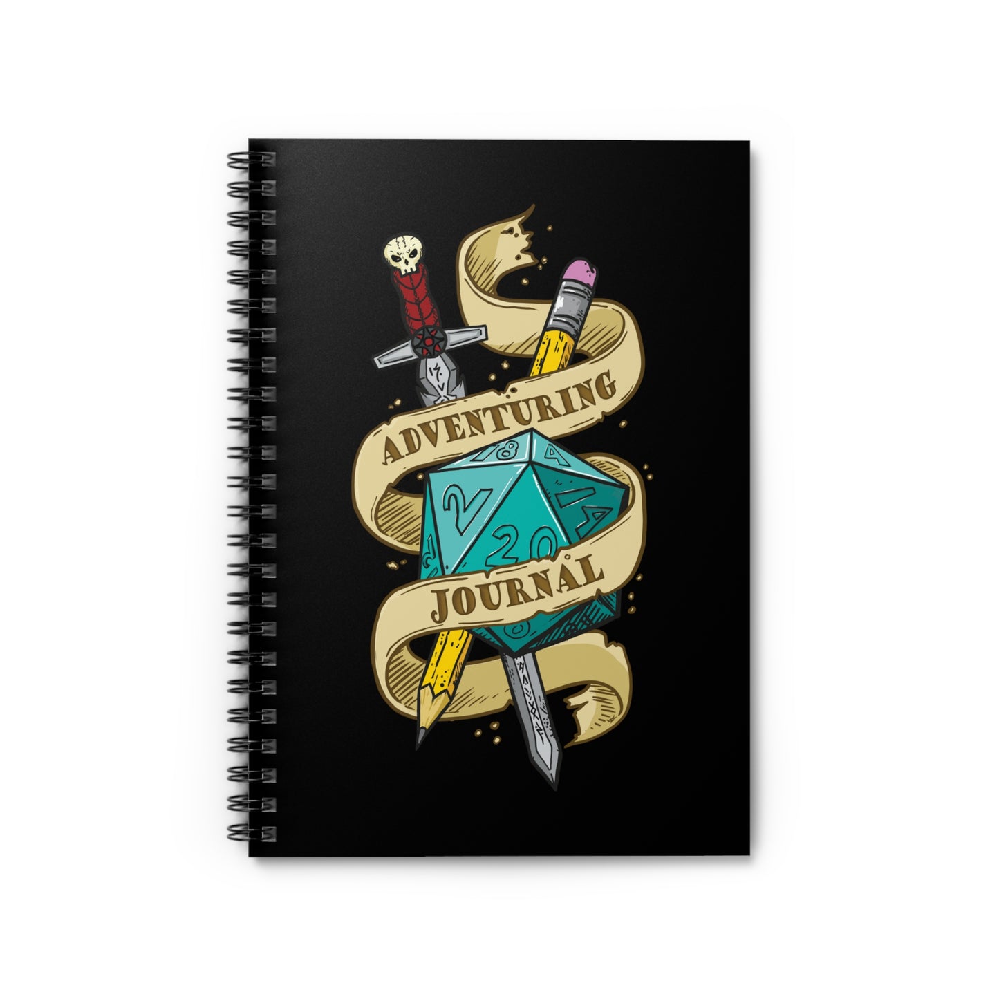 "Player Notebook" - Spiral Journal (Lined)
