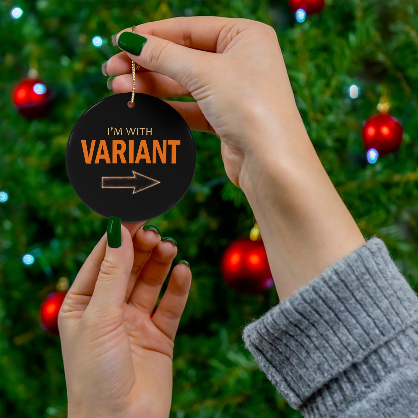 "Variant" - Ceramic Ornament