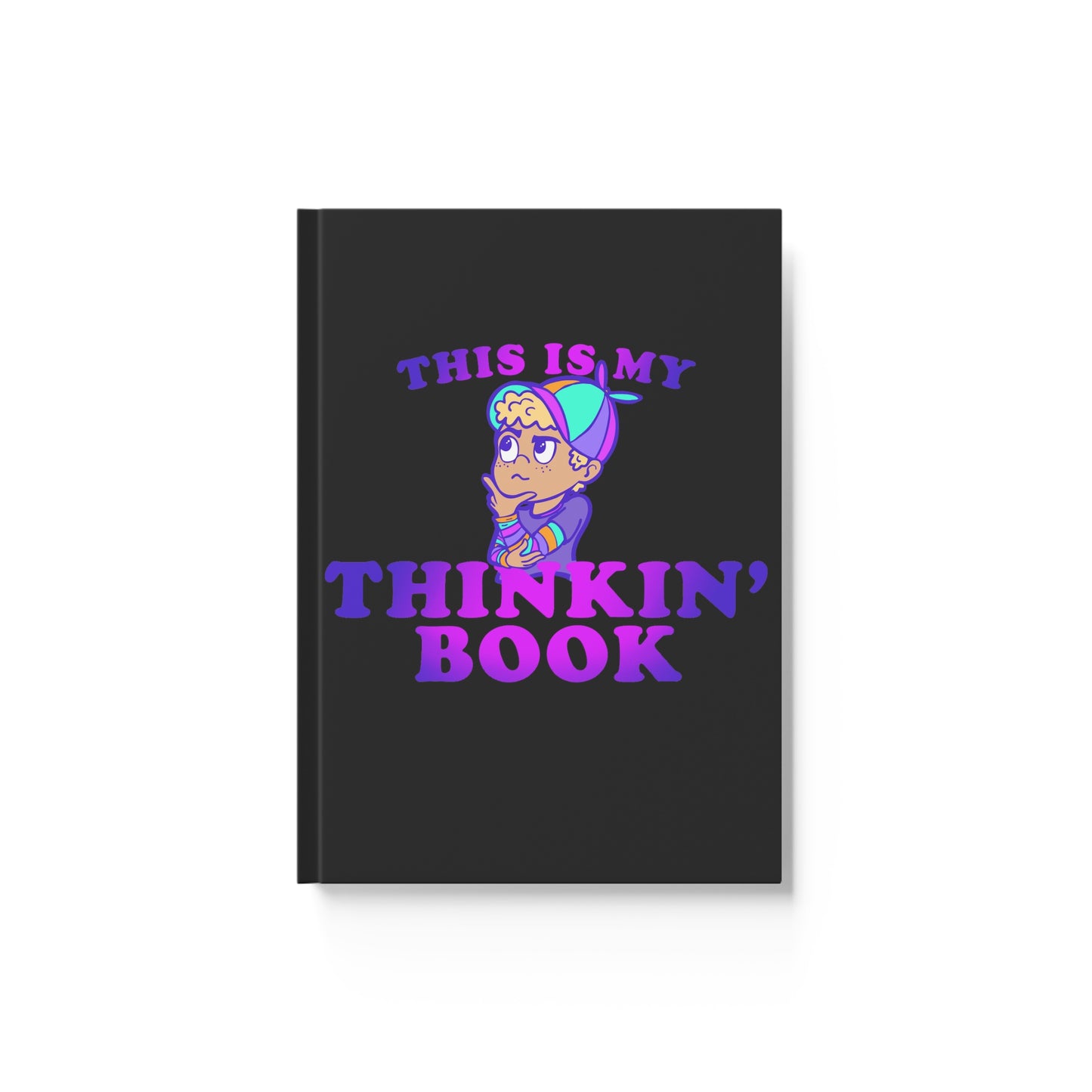 "Thinkin' Book" (Kid) - Hard Backed Journal (Blank)