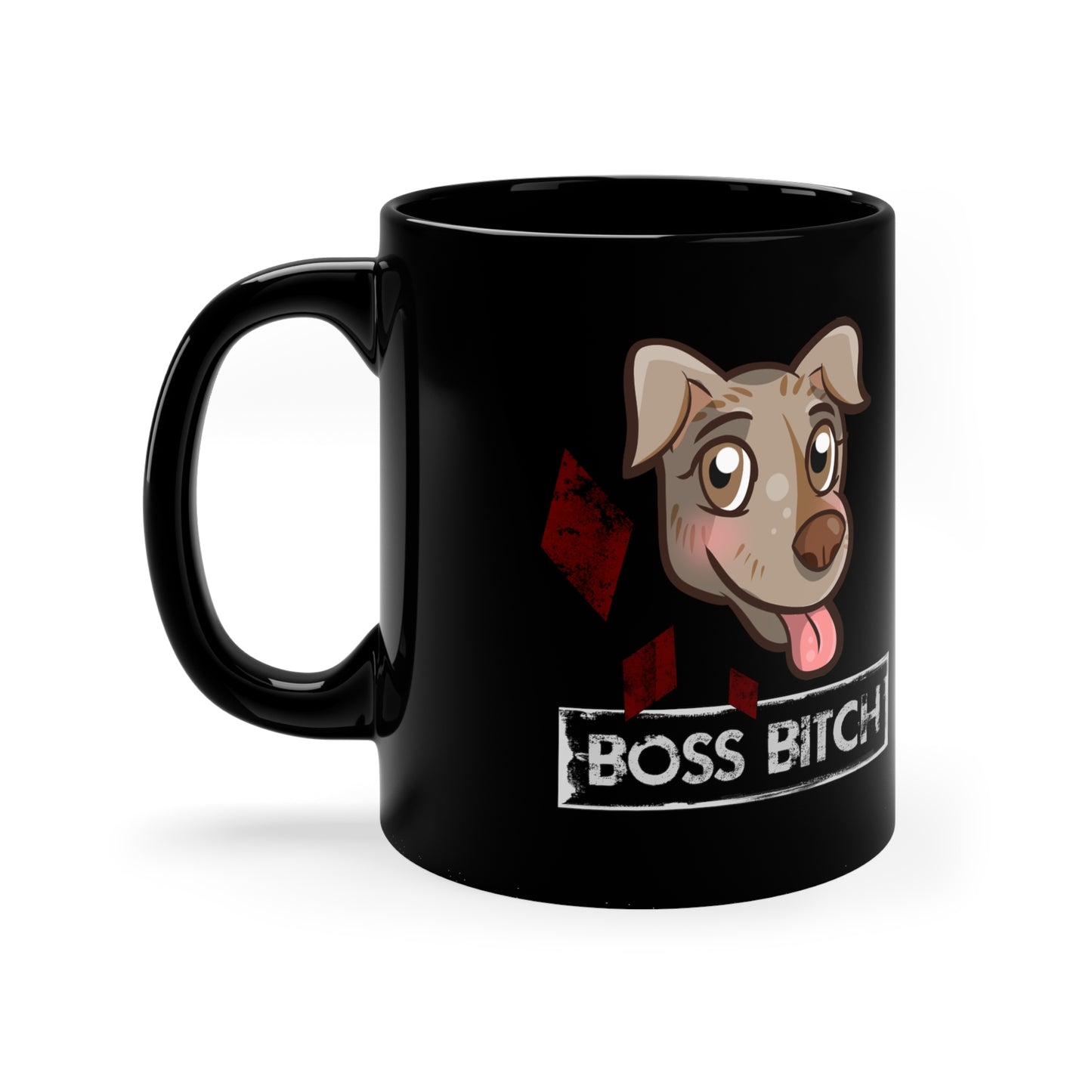 Harley "Boss Bitch" - Black Mug (11oz)