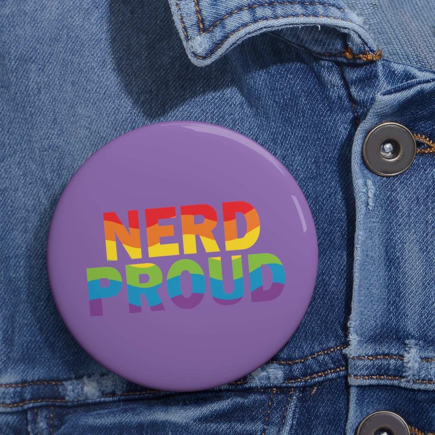"Nerd Proud" Pin Buttons