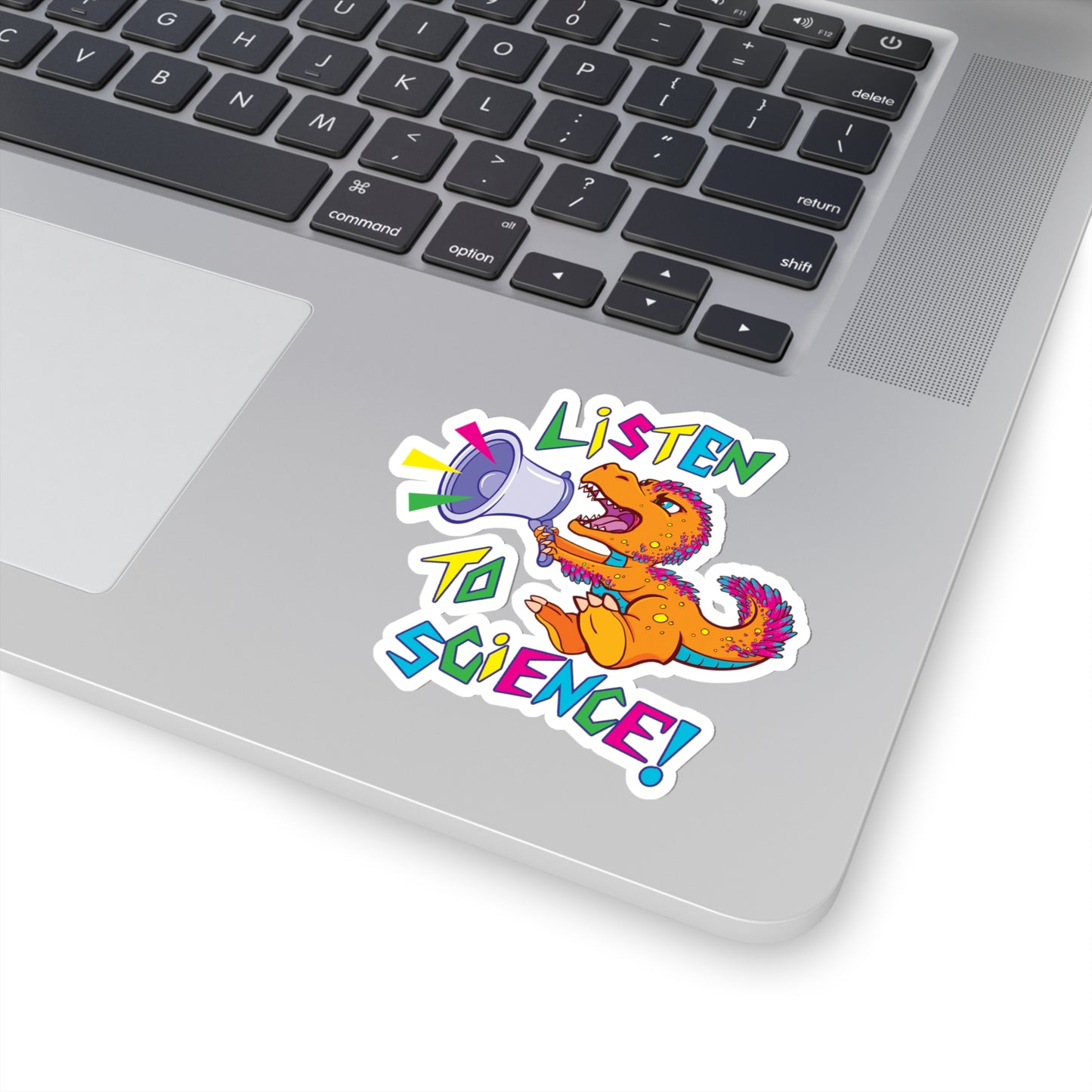 "Listen to Science!" Circle - Kiss-Cut Stickers