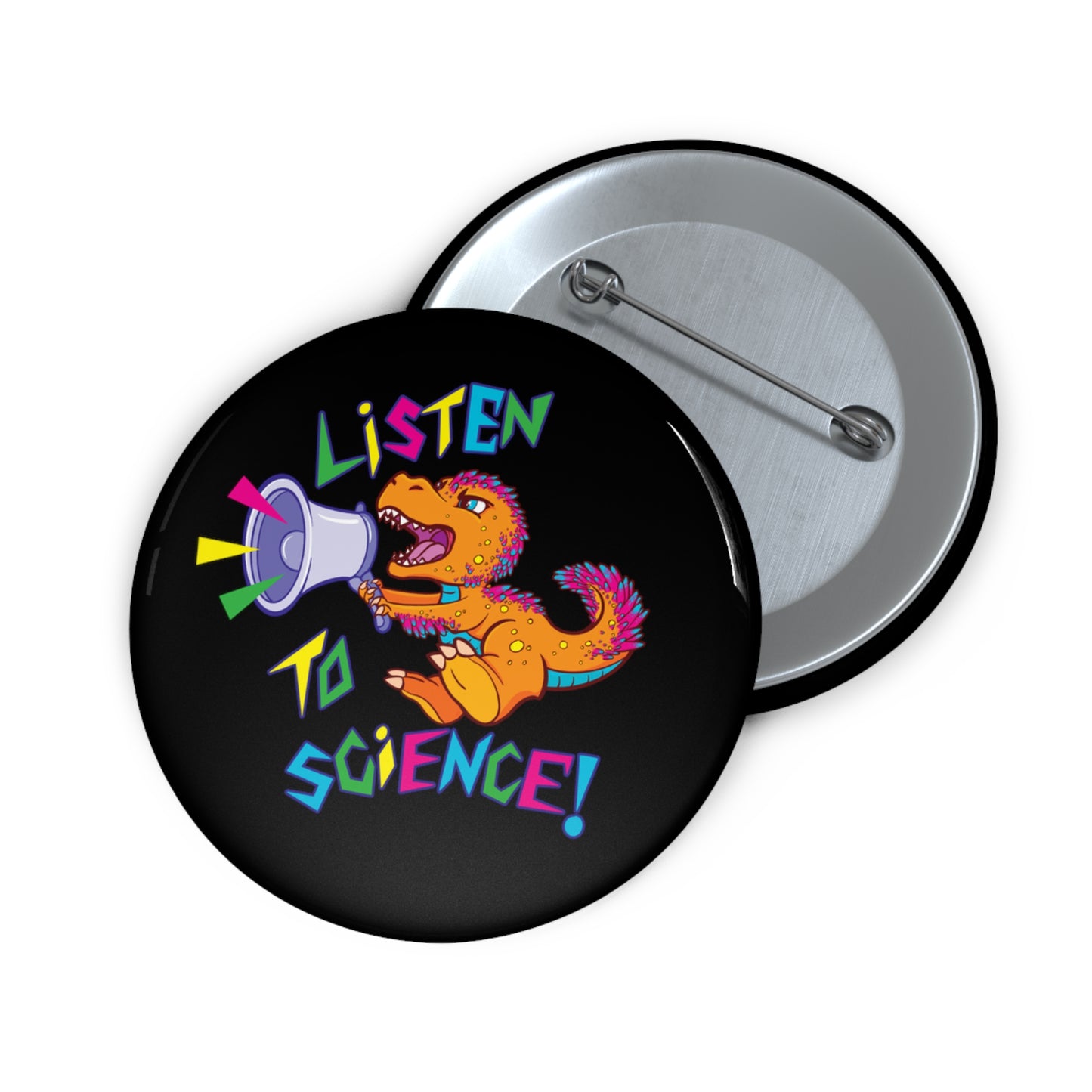 "Science!" Pin Buttons