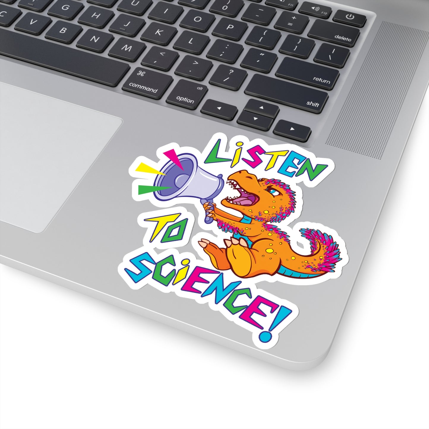 "Listen to Science!" Circle - Kiss-Cut Stickers
