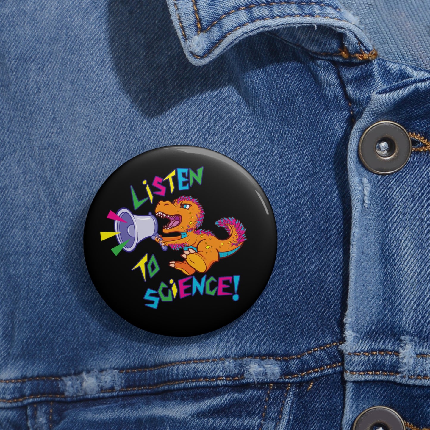 "Science!" Pin Buttons