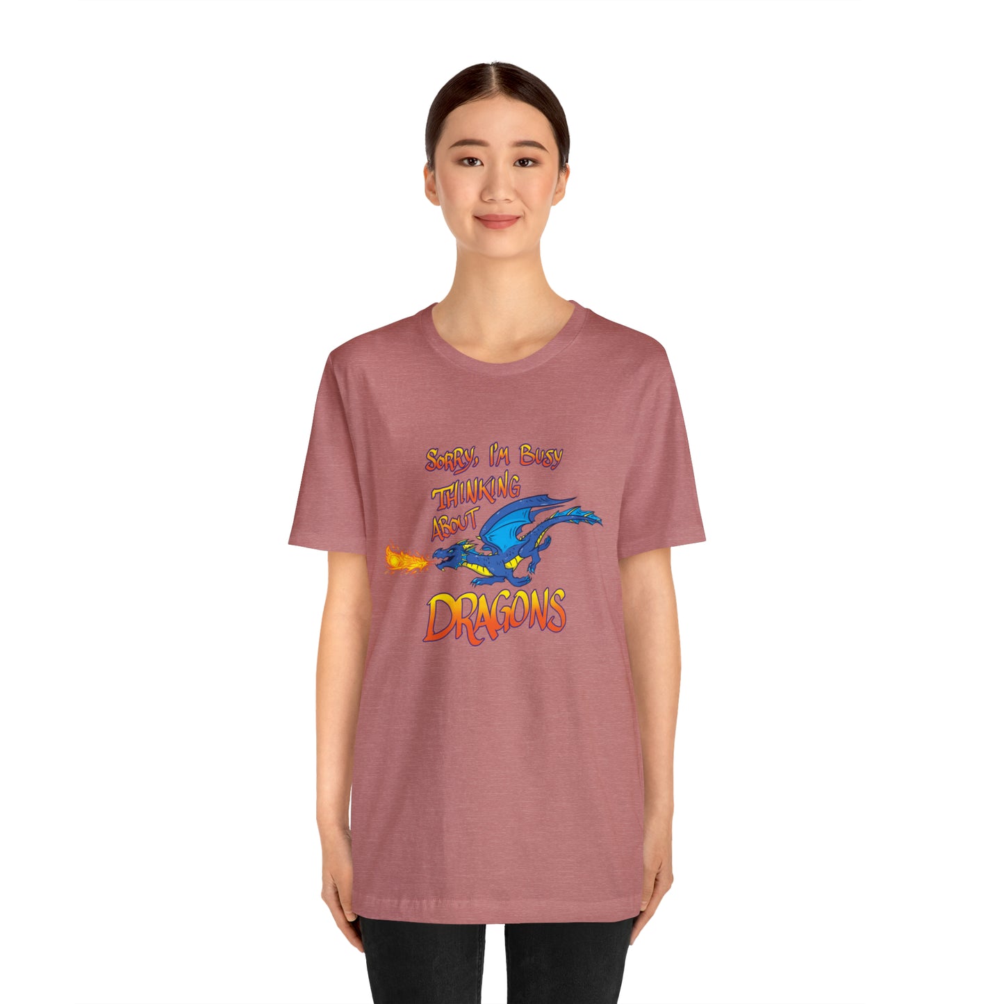 "Thinking About Dragons" - Short Sleeve Tee (Multiple Color Options)